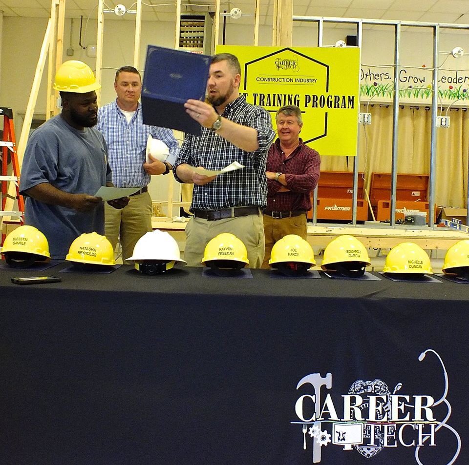 @tcboecareertech (@tcboecareertech) on Twitter photo Craft Construction Training Program Electrical/HVAC/OSHA10 Graduation tonight! Lots of hand sanitizer and elbow shakes. We kept it short and seeet <a href="/TCBOE/">Talladega Co Schools</a> @EastALWorks <a href="/GoBuildAlabama/">Go Build Alabama</a> <a href="/BUILDALABAMA/">North Talladega County Construction</a> <a href="/kknight/">Kim Knight, NBCT</a> <a href="/GovernorKayIvey/">Governor Kay Ivey</a> <a href="/LaneyWorks/">Josh Laney</a> <a href="/MSmithWorks/">Meredith Smith</a> Craft Construction Training Program Electrical/HVAC/OSHA10 Graduation tonight! Lots of hand sanitizer and elbow shakes. We kept it short and seeet <a href="/TCBOE/">Talladega Co Schools</a> @EastALWorks <a href="/GoBuildAlabama/">Go Build Alabama</a> <a href="/BUILDALABAMA/">North Talladega County Construction</a> <a href="/kknight/">Kim Knight, NBCT</a> <a href="/GovernorKayIvey/">Governor Kay Ivey</a> <a href="/LaneyWorks/">Josh Laney</a> <a href="/MSmithWorks/">Meredith Smith</a>