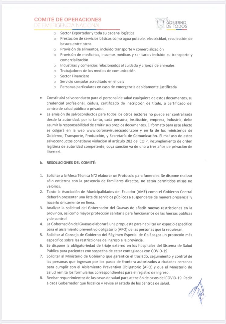 mariapaularomo's tweet photo. Estas son las recomendaciones del COE Nacional que el presidente @Lenin ha acogido y anunciado. 
El enfoque: aislamiento social, restringir la mayor cantidad de actividades no esenciales, y garantizar que lo básico siga funcionando. 
#QuédateEnCasa https://t.co/UFkP4Hl2GG