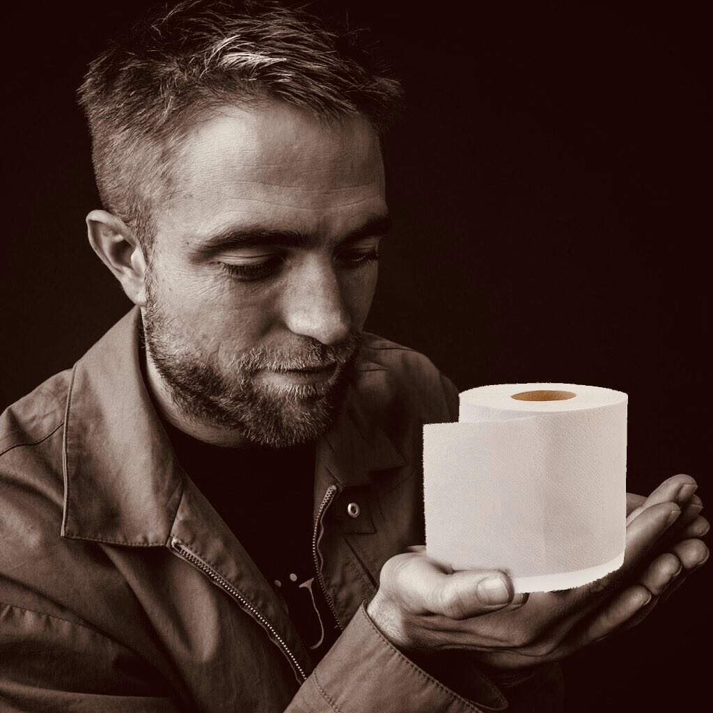 robwithmycats's tweet photo. #toiletpaper #specialedition #RobertPattinson https://t.co/Dy4UFMkzCm
