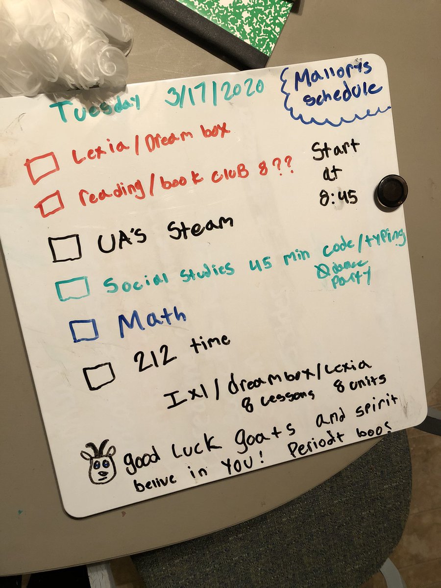 _offill's tweet photo. 11 y/o did not feel successful after first day of NTI. Told her to be a problem solver, not a complaint maker. She took it and ran, creating her own schedule for the next day. @NPES_Panthers @Boone_County https://t.co/fRRNdc6p29
