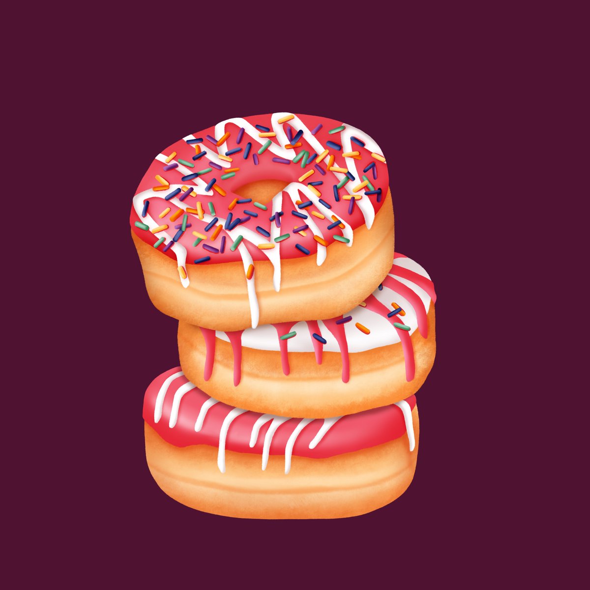 rachillustrate's tweet photo. Recently finished my breakfast series ✨🍩 https://t.co/YKu8hZ799x