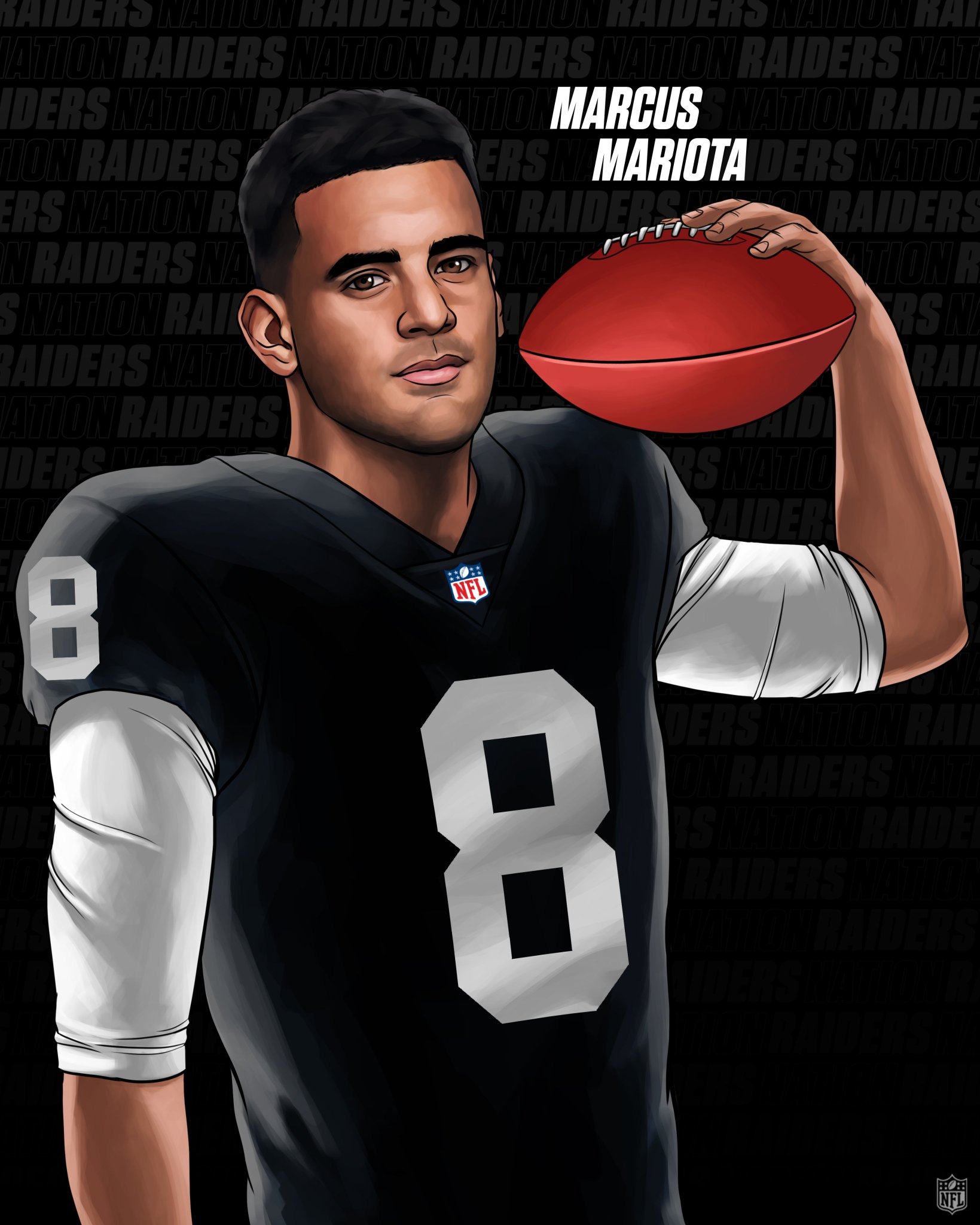 marcus mariota raiders uniform