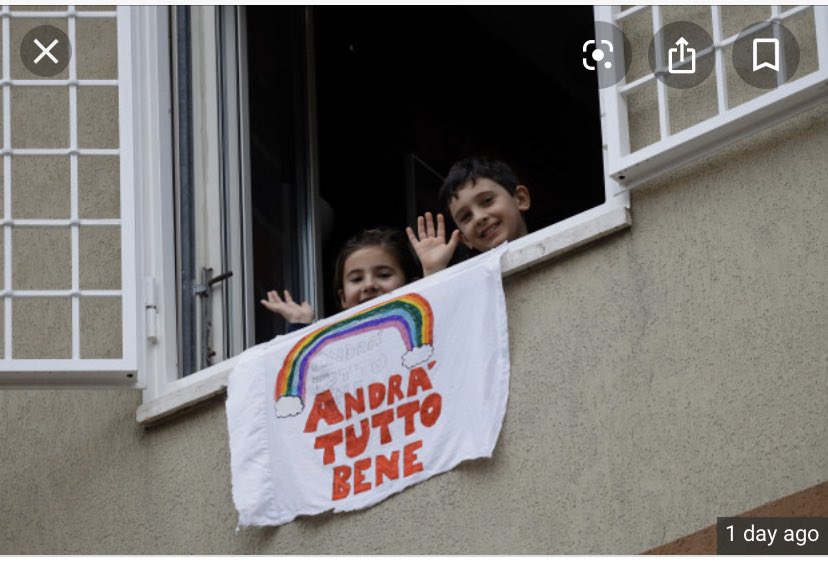 heathernagelmcs's tweet image. In our team check-in videos, one S shared that she made rainbow signs with messages like, “be brave” or “everything will be okay.”  Wouldn’t it be wonderful if every child made a banner to hang on their home?  🌈 We will see the rainbows after this storm!🌈 #kindnessstartswithme