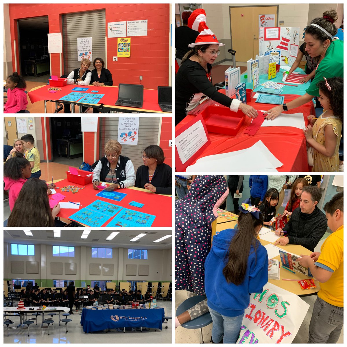 DrTabDavis's tweet photo. Seussville Literacy Night @ReaganK8_HISD was 🔥!!! Kudos to Ms. Burgess, Ms. Nelson, Ms. Harris, Mr. Wilmore, @TAPace2019 @BRK8Wraparound + the leadership team &amp; all the fabulous teachers &amp; volunteers - You all are amazing!! Teamwork makes the dream work! ✨✨✨ https://t.co/L1IPl1DsEp