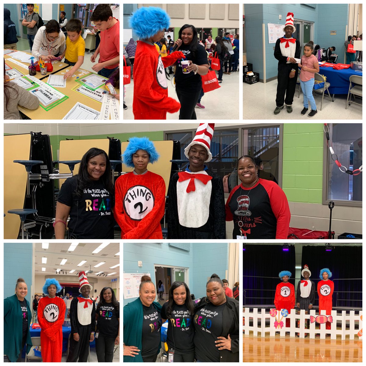 DrTabDavis's tweet photo. Seussville Literacy Night @ReaganK8_HISD was 🔥!!! Kudos to Ms. Burgess, Ms. Nelson, Ms. Harris, Mr. Wilmore, @TAPace2019 @BRK8Wraparound + the leadership team &amp; all the fabulous teachers &amp; volunteers - You all are amazing!! Teamwork makes the dream work! ✨✨✨ https://t.co/L1IPl1DsEp