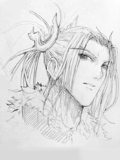 @oknm1508 漢軍呂布描きました!
おはようございました〜_(:3 」∠)_ 