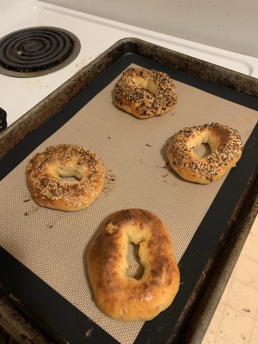 Store was out of bagels, so I whipped up my own