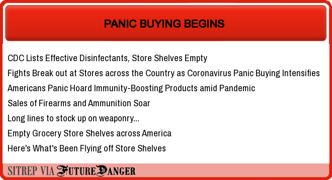 FD_GovtCrisis's tweet photo. FutureDanger Indicator: PANIC BUYING BEGINS
HeatMap Column 3> https://t.co/DVZtXrwHi9
#Economy #PanicBuying #HeatMap #WarnOthers https://t.co/UzUyeM2aOb