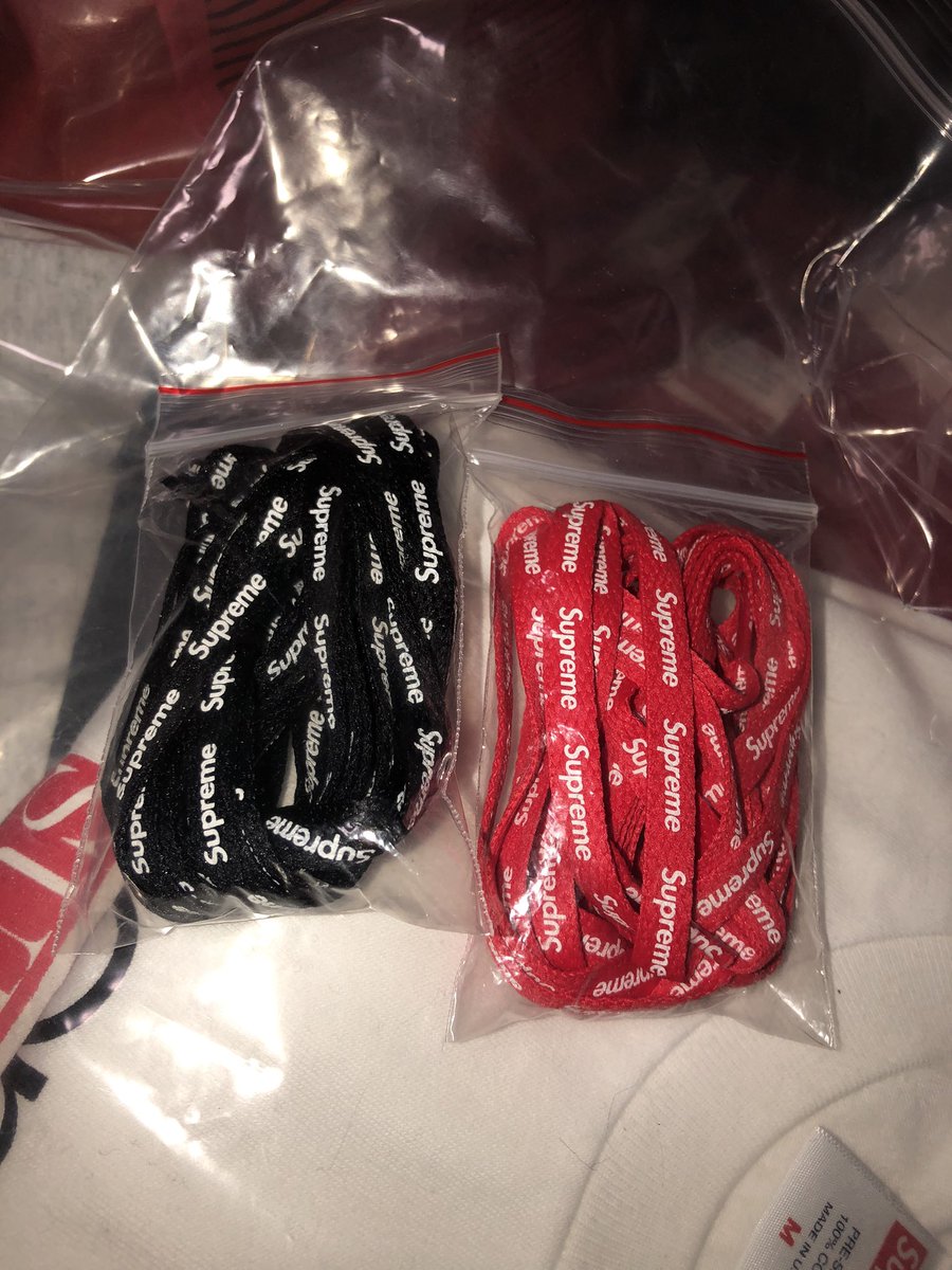 supreme shoe laces