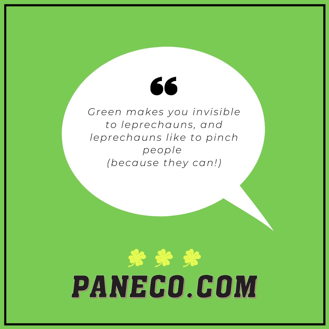 paneco_com's tweet photo. Fun Fact to break the ice after pinching rampage...

*Valid for ONE day usage!

#Folklore #StPatrickDay #leprechauns #imvisible #PanecoSG #disclaimer https://t.co/ja2qduoMYb