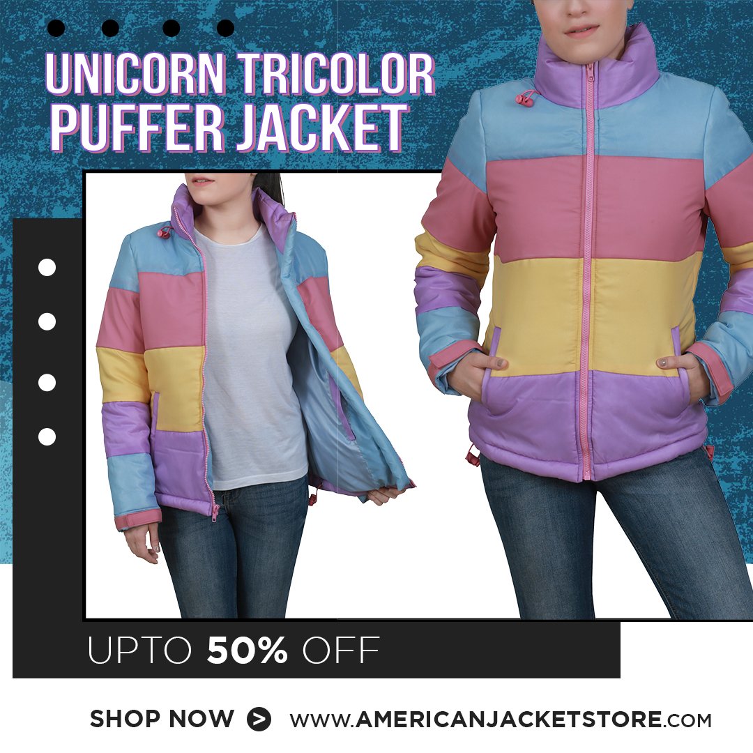 jacket_store's tweet photo. The Unicorn Tricolor Jacket reflects tremendous appearance among your viewers and audience, theamericanjacketstore maintaining the endurance and comfort for this premium quality jacket.
Visit now at https://t.co/Nrv3F58VrK
#FashionExtreme #CelebritiesStyle #MovieFashion #TVSeries https://t.co/5CektPLv70
