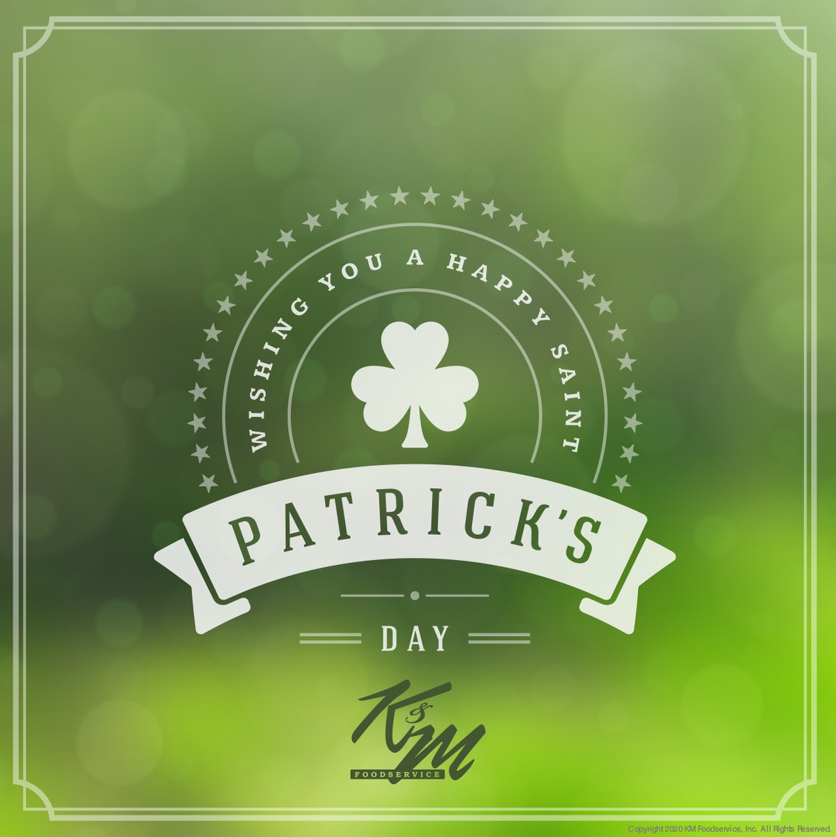 KMFoodservice's tweet photo. #HappyStPatricksDay from all of us here at #KMFoodservice!🍀🥩 https://t.co/oguNPWpFiO