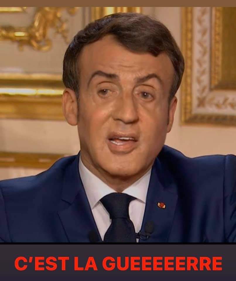 ChacalToxic's tweet photo. #confinementtotal #coronavirus #CORONAVIRUSENFRANCE #NousSommesEnGuerre #Macron #macron20h #virus #COVID19france #COVID19france https://t.co/oBvdBCt54F