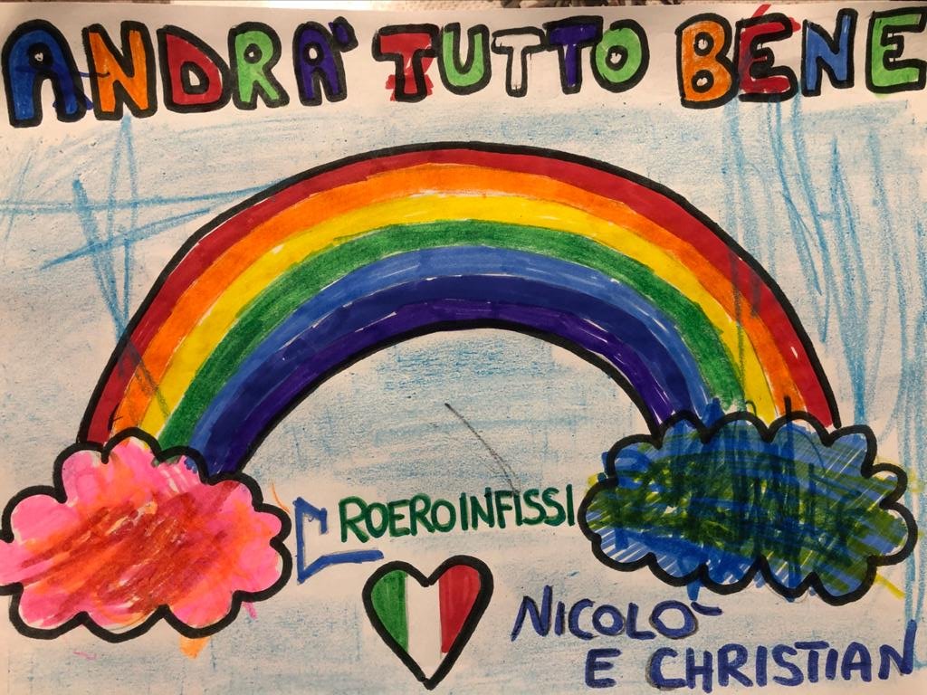 Contest "Andrà tutto bene… visto dai figli degli Artigiani"!
cuneo.confartigianato.it/andra-tutto-be…
Ecco il disegno di Nicolò e Christian, #amici de ROERO Infissi di Ceresole d'Alba

#andràtuttobene #valoreartigiano #confartigianato