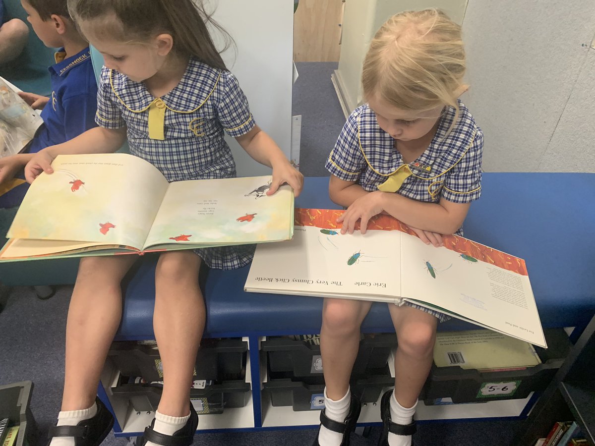 MissWynands's tweet photo. 1W enjoying our weekly library visit. We love reading and discovering books on the Premiers Reading Challenge list  @Cessnockeps @NSWEducation https://t.co/ceH1uJMLAG