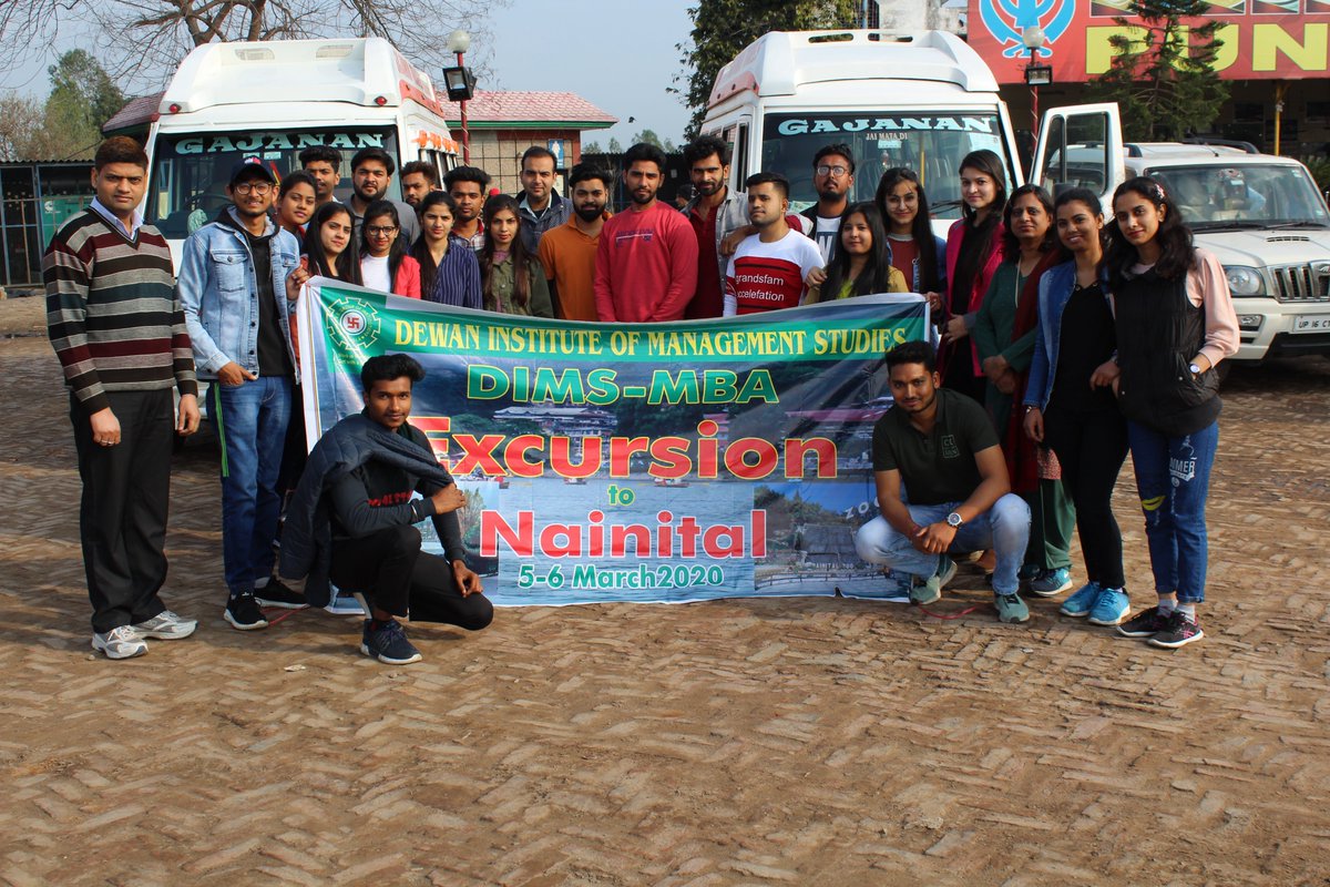 dewangrp's tweet photo. A trip to Nainital was organized from 06-07 March 2020 for MBA I and II year students with faculty members, Mr. Lalit Jindal, Dr. Sakshi Sharma and Mr. Deepak Tyagi.
#dvsgi #dewangroup #meerut #MBA #Trip #Nainital https://t.co/NYL98FxsY0