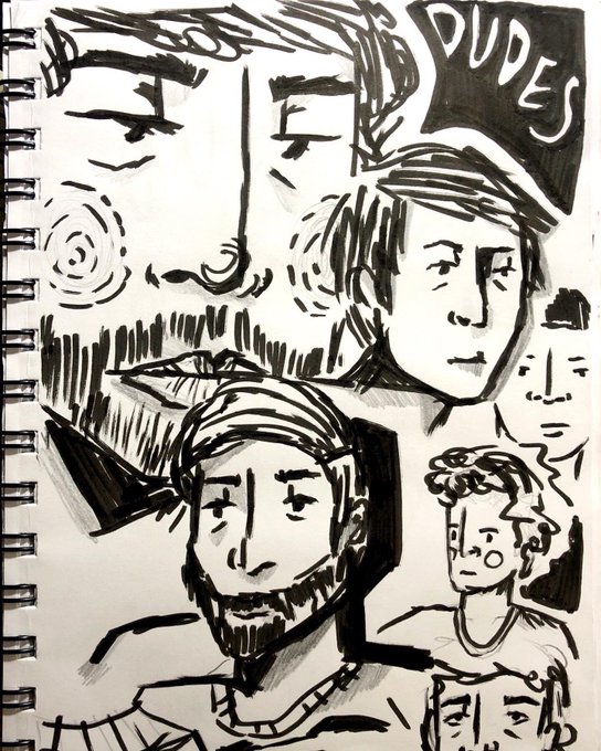peoples !1!1!1 random sketchbook entries of people :0 #artph 