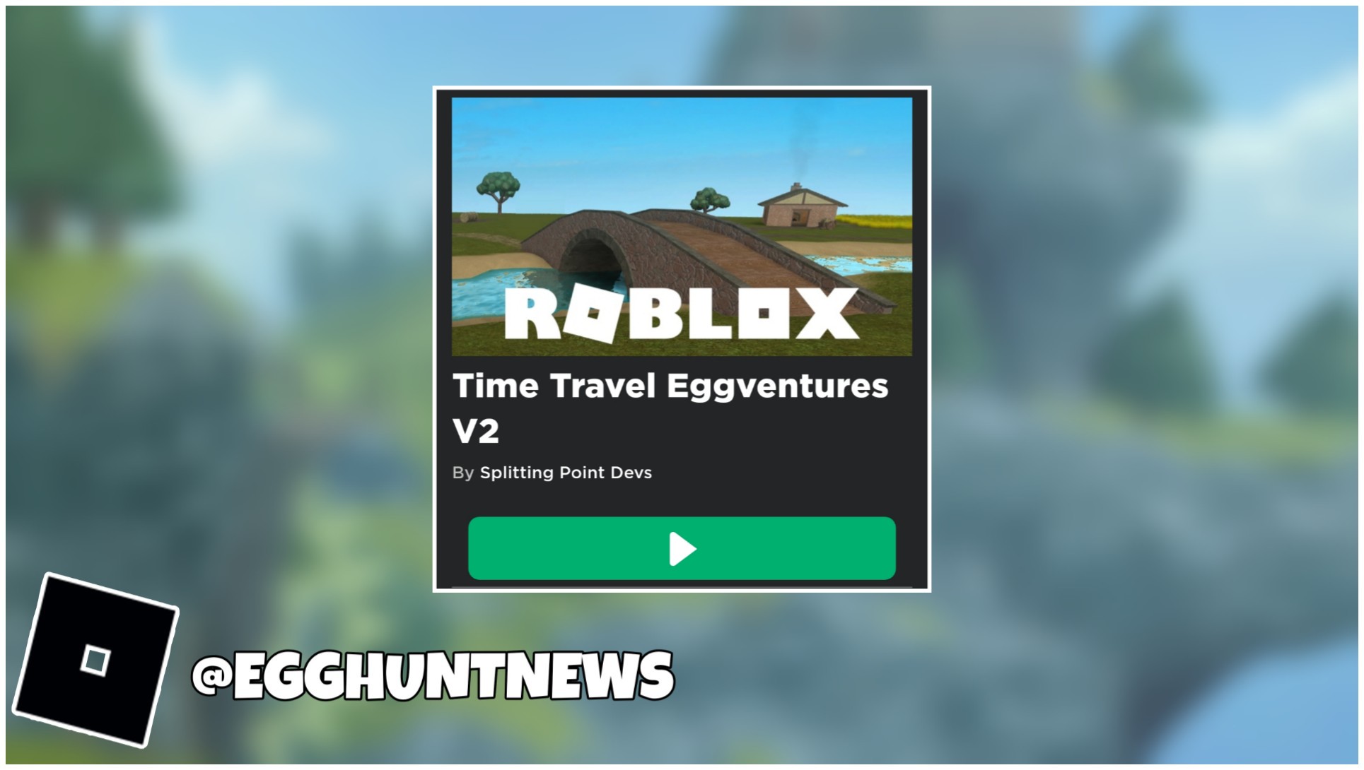 Rbxnews On Twitter Roblox Developer Team Splitting Point Devs Recently Uploaded A Game Called Time Travel Eggventures V2 Could This Be Related To The Egg Hunt Game Https T Co V7vq8b0aki Https T Co Kee5bgd8lg - slingshotjunkie on twitter portal on roblox when