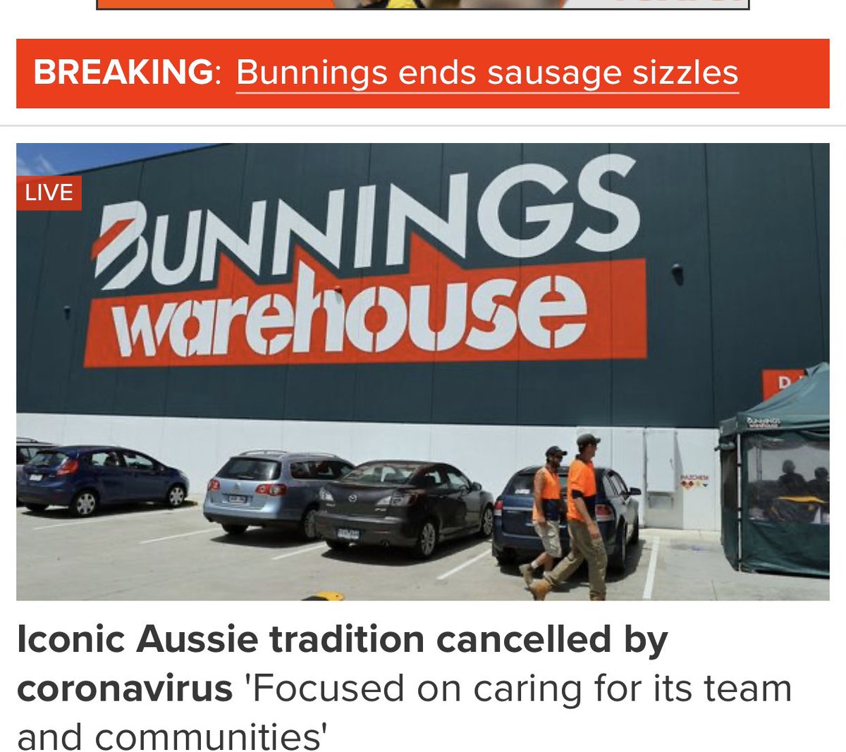 lizmcph's tweet photo. If this doesn’t show Australians how bad the #coronavirusaus is then I give up #COVID19Aus #australianicon #itsgettingreal https://t.co/gOQbesFVoz