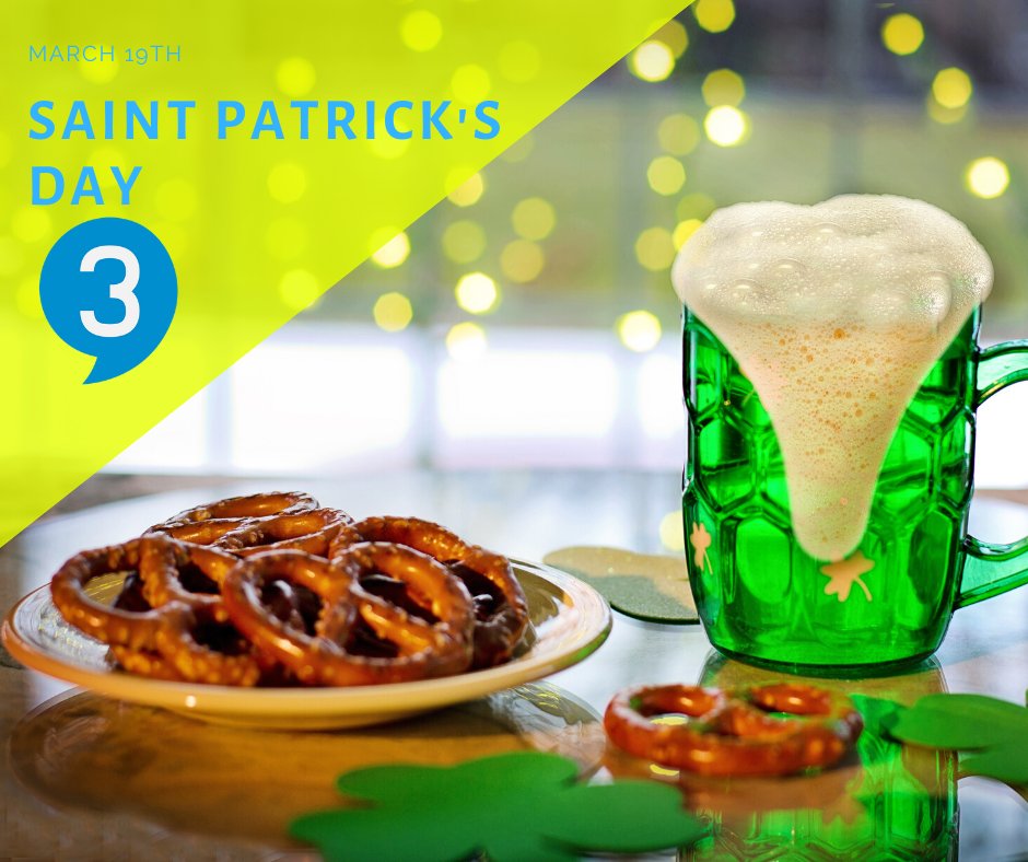 Studio3Alicante's tweet photo. ¡Hoy celebremos el día de San Patricio! ¡Tómate una cerveza! #saintpatrick #alicante #beer #learnenglish https://t.co/rEayArubMh