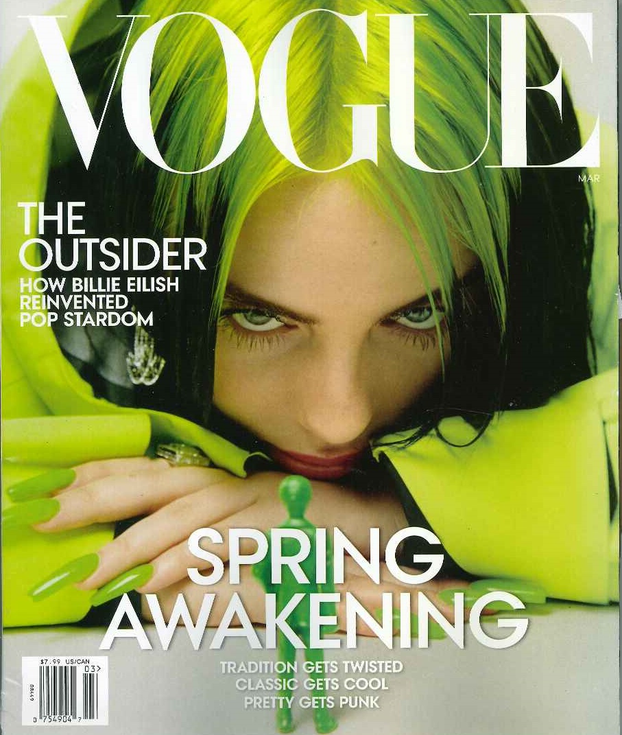 Kino_Yosho's tweet photo. #ビリーアイリッシュ が表紙を飾る #Vogue #US 3月号、明日3/18でウェブ販売終了です!まだ手に入れていない方はお早めに!表紙は3種類ございます。ご注文はこちら→https://t.co/Km1LRlOguR(あ)#海外マガジン #magazine #洋雑誌 #BillieEllish #music #洋楽 #wheredowegoworldtour #GRAMMYs https://t.co/avRsYdfMGj