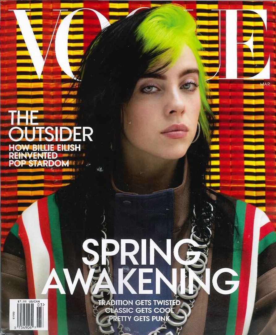Kino_Yosho's tweet photo. #ビリーアイリッシュ が表紙を飾る #Vogue #US 3月号、明日3/18でウェブ販売終了です!まだ手に入れていない方はお早めに!表紙は3種類ございます。ご注文はこちら→https://t.co/Km1LRlOguR(あ)#海外マガジン #magazine #洋雑誌 #BillieEllish #music #洋楽 #wheredowegoworldtour #GRAMMYs https://t.co/avRsYdfMGj