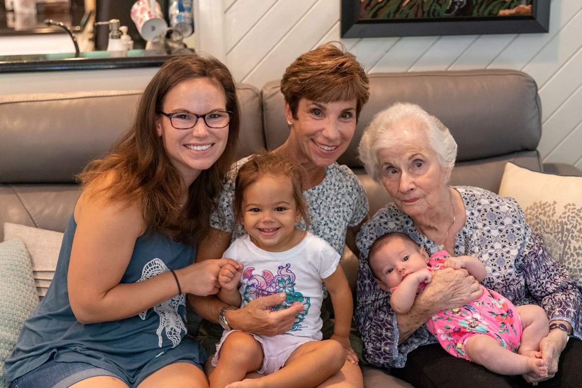July 2019. Four generations. (Photo credit: Ben)