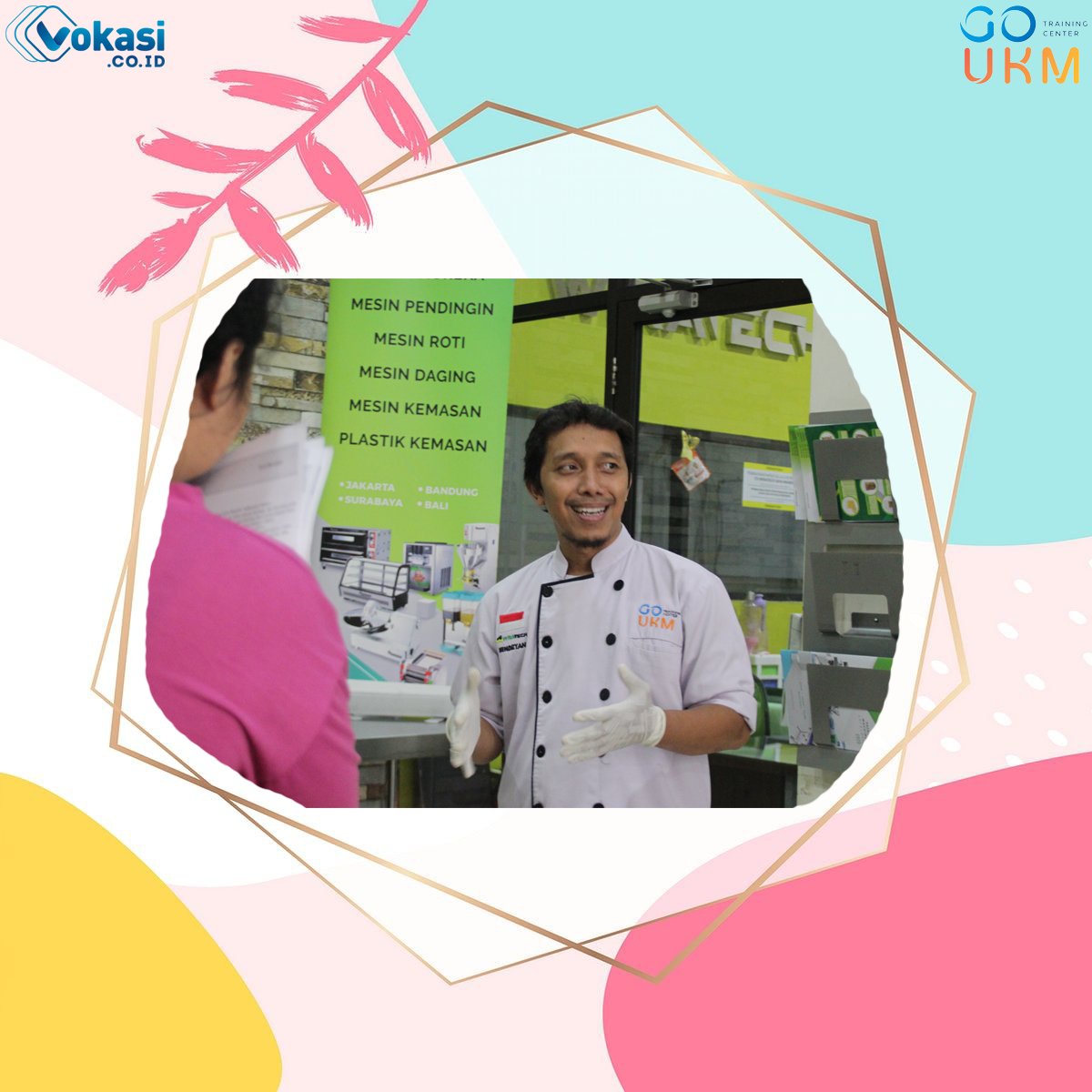 GoUKMid's tweet photo. Dokumentasi Kursus Aneka Sambal. Sabtu, 14 Maret 2020
Yuk ikuti Kursus Aneka Sambal selanjutnya yang dijadwalkan pada 11 April 2020
Selengkapnya dapat di cek di https://t.co/kx15cDtcge https://t.co/pb0y0WoY76