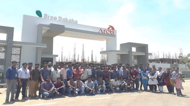 skcetofficial's tweet photo. Third year students from Department of Civil Engineering underwent field visit to Sree Daksha " Arcis ". Students got a good exposure on Reinforcement practices of Beam and columns.
@mhrd_innovation 
@abhayjere 
@DrRPNishank https://t.co/pGDYXso6nU