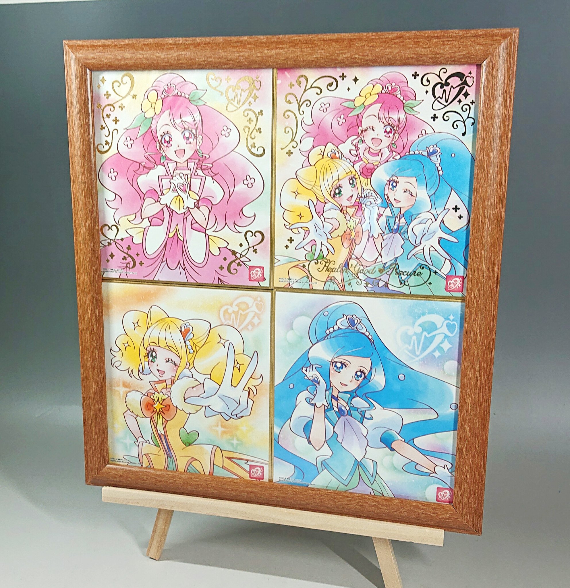 ジェレイド ダイソーにて買って来た色紙用の額 ジャストサイズ でも日焼けが怖いから飾れない プリキュア ヒープリ Precure 色紙art T Co Gu5phfrtov Twitter