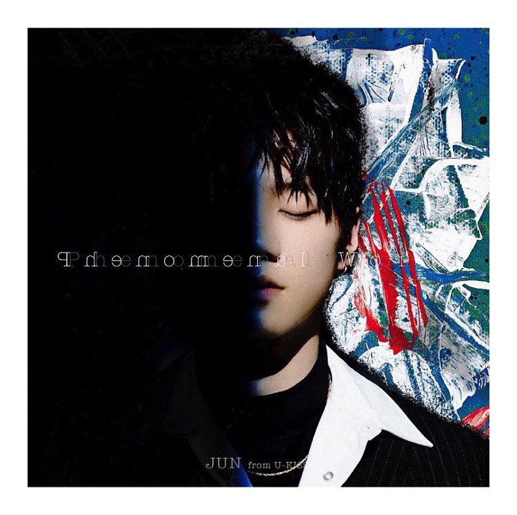 Jun drew the cover of his Japanese album Phenomenal World.