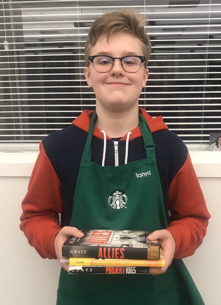 A backlogged book-barista-recommendation-a-day may keep the quarantine blues away.  #keepreading #whattoread #YA #noschool #inspire67 <a href="/geneluenyang/">Gene Luen Yang</a> <a href="/AlanGratz/">Alan Gratz</a>