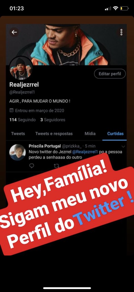 marcos_exalta's tweet photo. Galera segue o perfil novo do meu hermano Jezrrel está cheguei de conteúdos top 🔜🎙🔥 https://t.co/gCWIsx8lXt