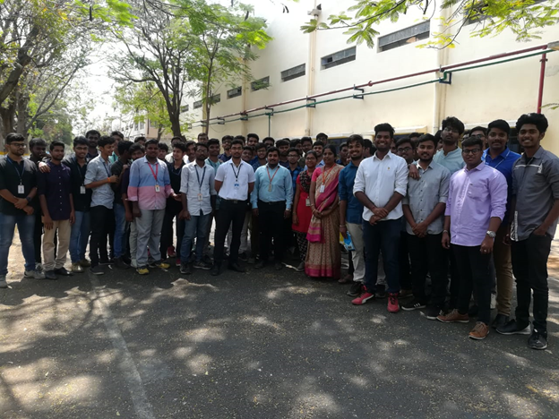 skcetofficial's tweet photo. Students from Department of Mechatronics Engineering underwent field visit to Lakshmi Machine Works, Coimbatore. Students gained practical exposure to sheet metal and machine shop processes.
@mhrd_innovation 
@abhayjere 
@DrRPNishank https://t.co/pWejxzpO0K