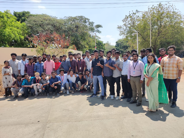 skcetofficial's tweet photo. Students from Department of Mechatronics Engineering underwent field visit to Lakshmi Machine Works, Coimbatore. Students gained practical exposure to sheet metal and machine shop processes.
@mhrd_innovation 
@abhayjere 
@DrRPNishank https://t.co/pWejxzpO0K
