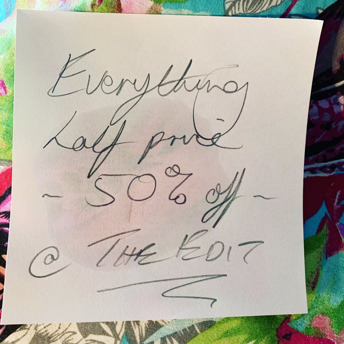 Drastic times call for drastic measures!  Now ALL Spring/Summer stock now HALF PRICE - that’s 50% OFF  (t’s&amp;c’s) so please support our effort to keep our doors open.  Phone orders welcome with free local delivery.  Tel 01306 898008 or 07713252800