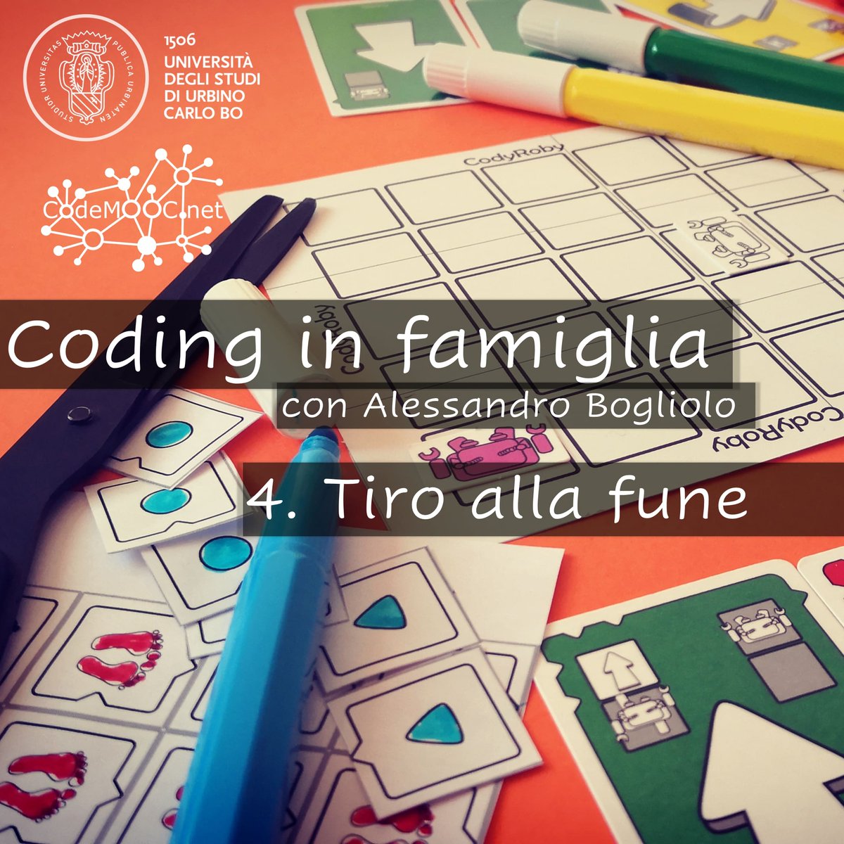 RaiScuola's tweet image. Coding in Famiglia: Tiro alla fune.
Con Alessandro Bogliolo @neutralaccess
➡️ bit.ly/33rQVX1 

Un&apos;iniziativa dell&apos; @uniurbit Università degli Studi di Urbino Carlo Bo e dell&apos;Assocazione #CodeMOOCnet.
#coding #scuola