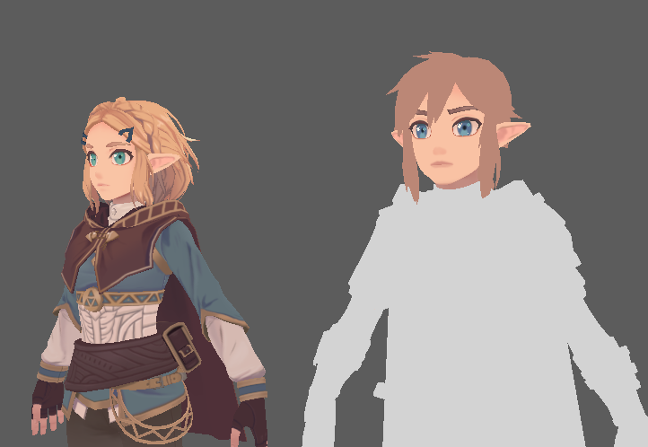 Texturing of the lad has begun! #zelda #link #botw2 #botw #nintendo #3d #fa...