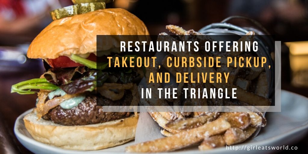 lindaeatsworld's tweet photo. It's bedtime for me because I have 3 hours of driving and 3 hours of flying tomorrow.  I scrambled to put together this running list of restaurants in the Triangle doing takeout, curbside, and delivery.
https://t.co/C7cGK0xgqM https://t.co/9sKZ30kGCP