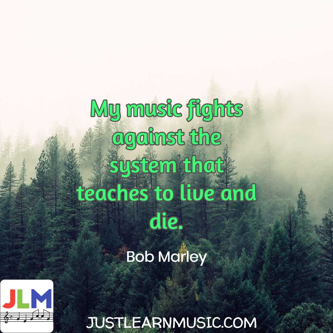 JustLearnMusic's tweet photo. My music fights against the system that teaches to live and die. -  Bob Marley

#music #vocals #singing #learnmusic #musictheory #makemoney #quotes #quoteoftheday #justlearnmusic #learn2sing #learntosing #makemusic https://t.co/dtSQKgyvWn