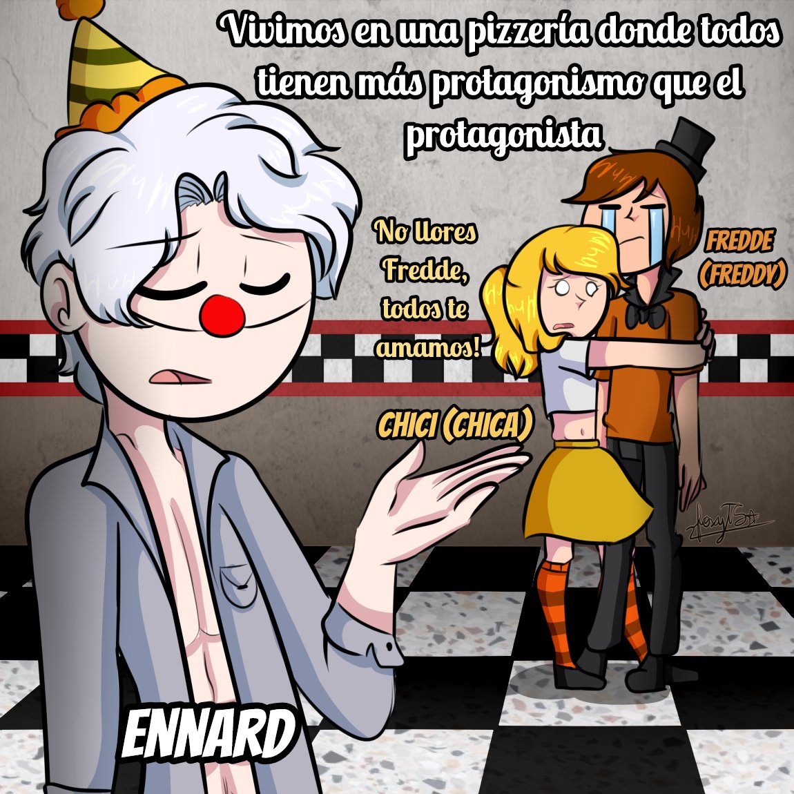 FNAF_Humans_ESP's tweet photo. No te olvides de apoyarnos y compartirnos para ampliar nuestra comunidad!

Cuenta de Scott Cawthon: @real_scawthon 

~ Foxy The Swager ✨ https://t.co/MYPBMVUsJX
