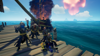 OldBusch's tweet photo. Amazing #SeaOfThieves streams today with @TheDirtPerson @idan586 @N1ghtV1s1on @Dangerboy4020 @Gavanator108 and @UncleBuZ. Huge thanks to @LSylvr for the #lootpinata and to @KeepinitTwisted for the raid! Sent the love over to @BroseidonBoi #PVELORDS https://t.co/svfNsznj4Z