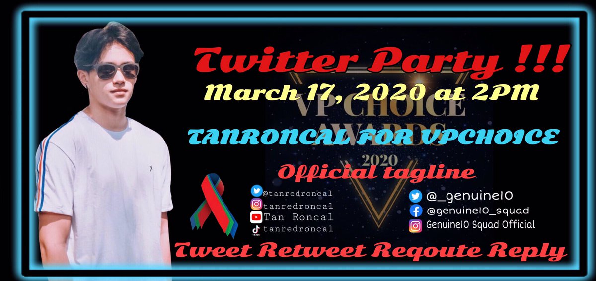 TAN_TRENDSETTER's tweet photo. Twitter party starts now 
Use our official tagline below:

TANRONCAL FOR VPCHOICE 

remember:
•No numbers/emojis
•No all Capslock 
•Three words per tweets 
•Positive tweets Only

•Tweet•Retweet•Reply•Reqoute• https://t.co/SRJ3QwZgtg