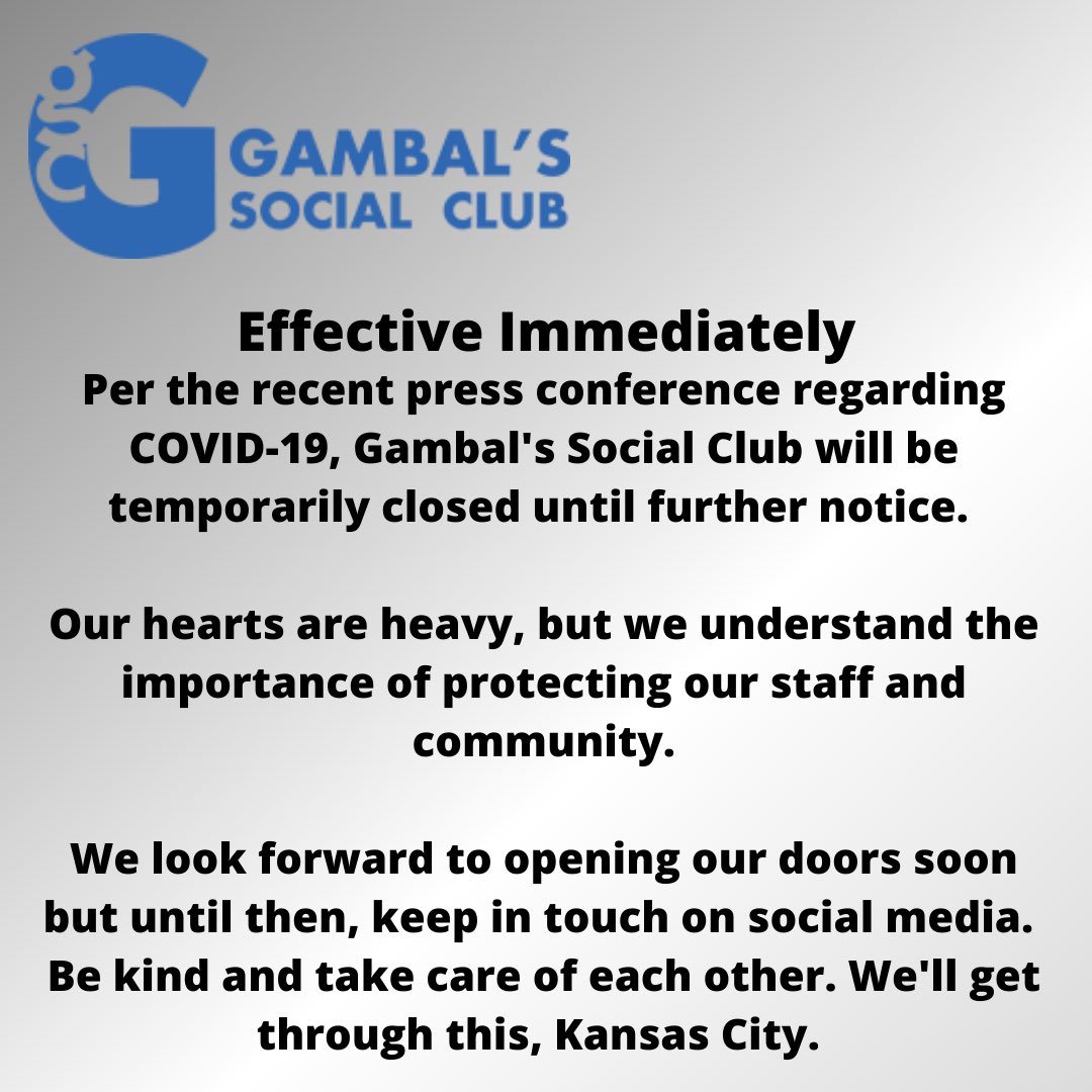 GAMBALS SOCIAL DISTANCING CLUB (@gambalskc) on Twitter photo 