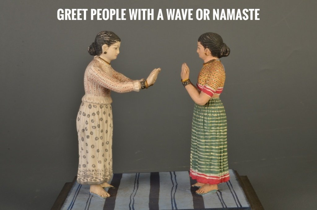 While the #BDLMuseum is shut as a preventive measure against the #coronavirus, clay models from our collection demonstrate the best practices to follow in these difficult &amp; uncertain times.
#socialdistancing #covid19 #flattenthecurve