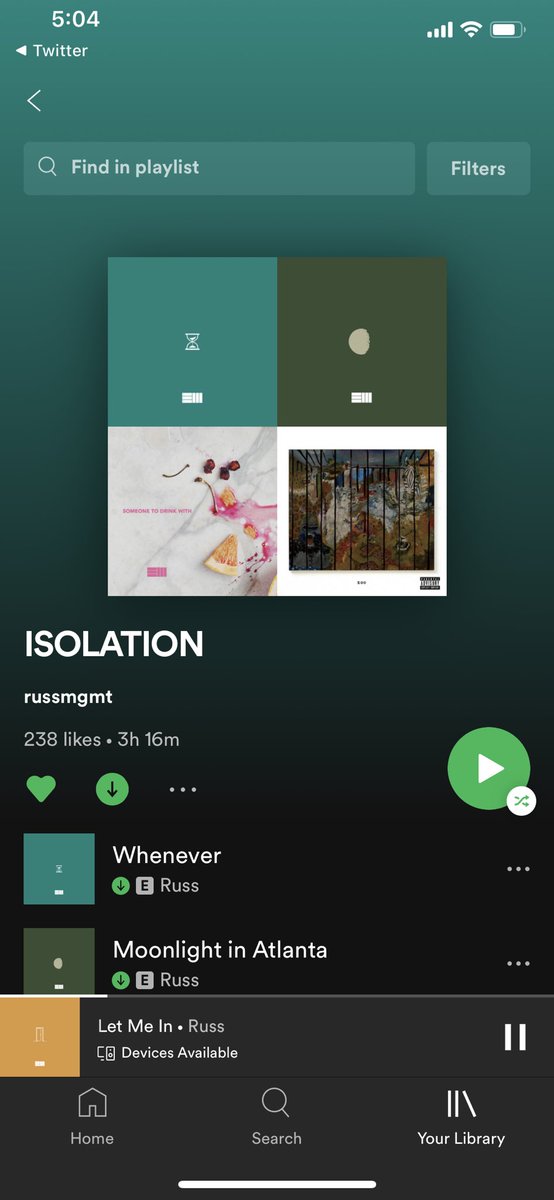 RuMaHaZiT67's tweet photo. @russdiemon This playlist is a big mood 🔥🔥 https://t.co/cVvZ8Vsjow