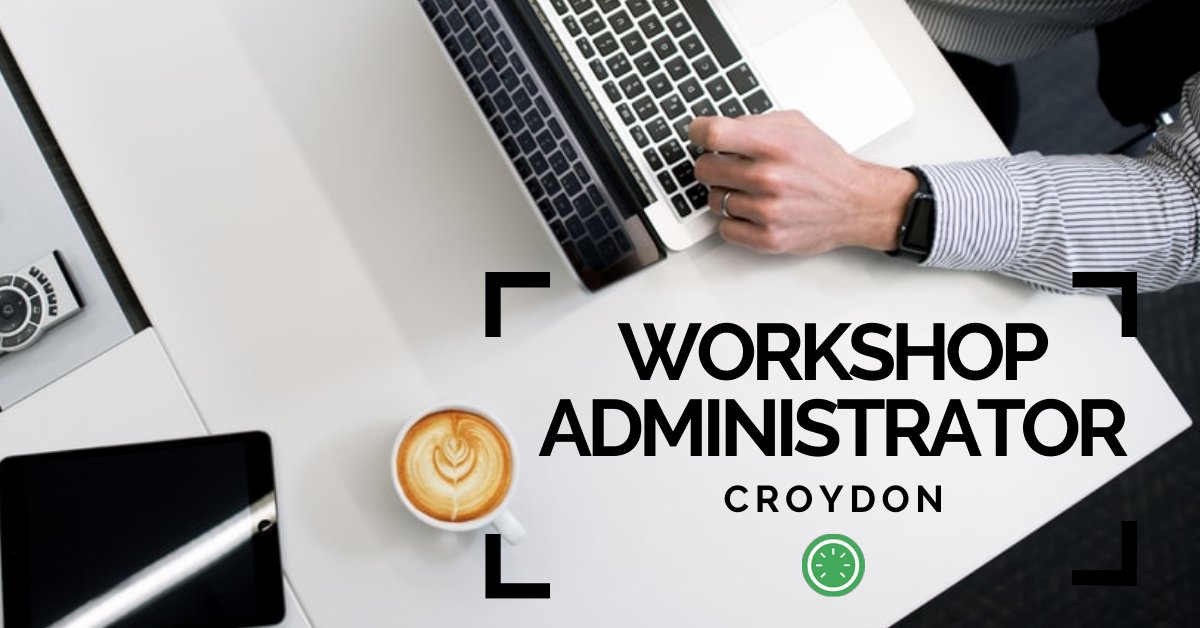 Workshop Administrator - Croydon

You will play a vital role as an Administrator supporting our workshop team with a range of professional and high-quality services.

Click the link for more info: bit.ly/2W8Z1Co