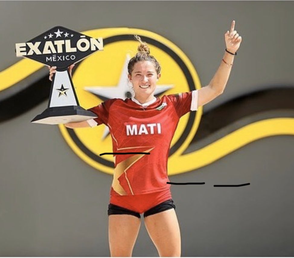 Llegando a Mexico y me entero que <a href="/matialvarezs/">Mati Alvarez</a> es CAMPEONA DEL EXATLON, weeeeey súper siiiiiiiiiiiiii 💪🏼 QUE EMOCIÓN :’) así debía ser!!  #SuperFinalExatlon <a href="/ExatlonMx/">Exatlón México</a>
