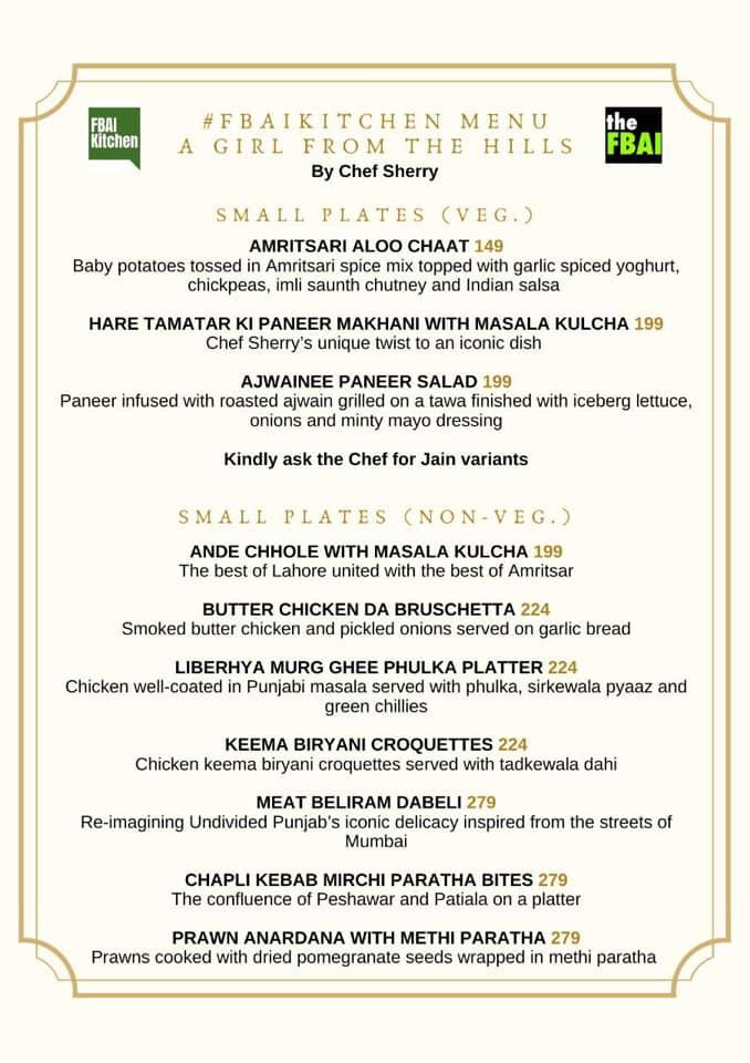 chefananya's tweet photo. It is amazing to see @thefbai come up wd initiative like #FBAIKITCHEN in association with #BarBank to give chefs/home chefs the opportunity to showcase their culinary skills and run a restaurant on their own every month or two. My friend @Chef_SherryM wl b leading d #FBAIkitchen https://t.co/RqbiTiFrBn