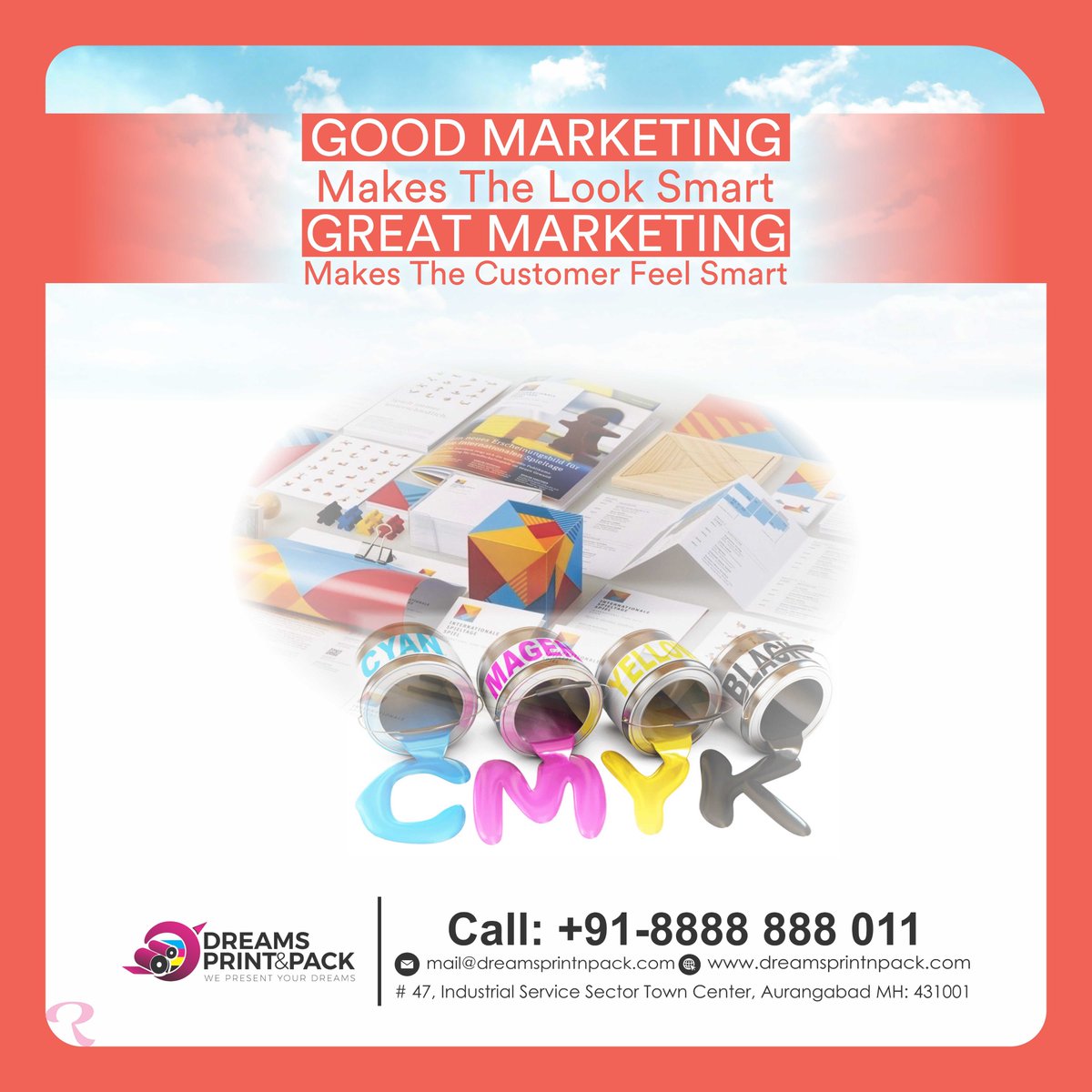 DreamsPnP's tweet photo. Good Marketing makes the look Smart
Great Marketing makes the feel Smart...!!!

@DreamsPnP  #printing #packaging #offset #acrylic #brochure #businesscard #pomplet #picoftheday #printingagency #printingservices https://t.co/4wm4nc0yHe